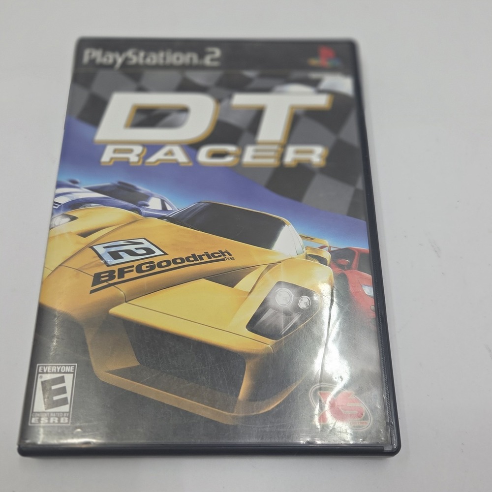 DT Racer PS2 PlayStation 2 Game Black‎ Label Complete CIB Manual
